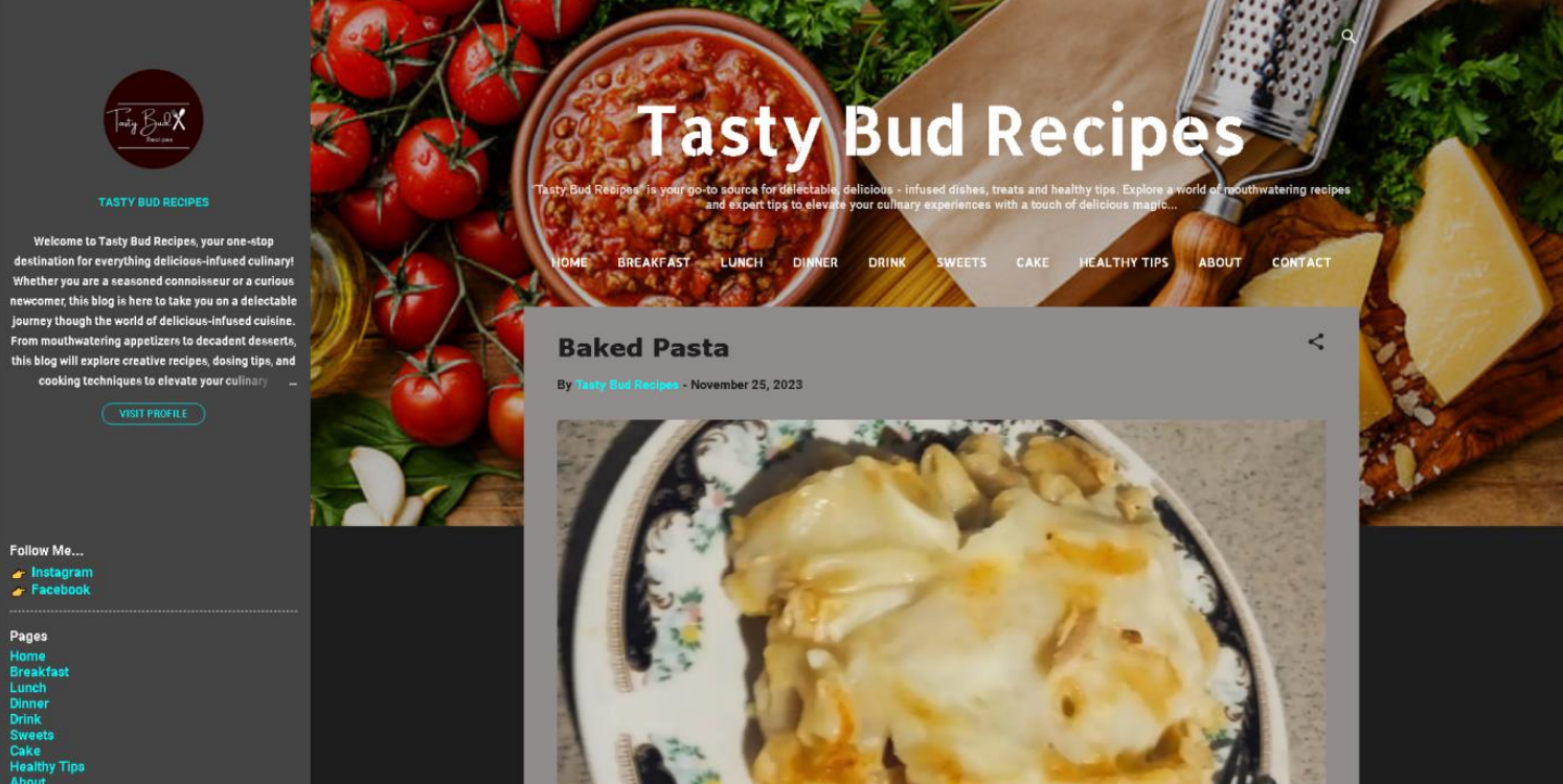 Tasty Bud Recipes
